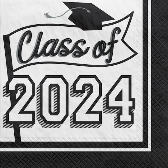 Class of 2024 Paper Lunch Napkins, 80ct.